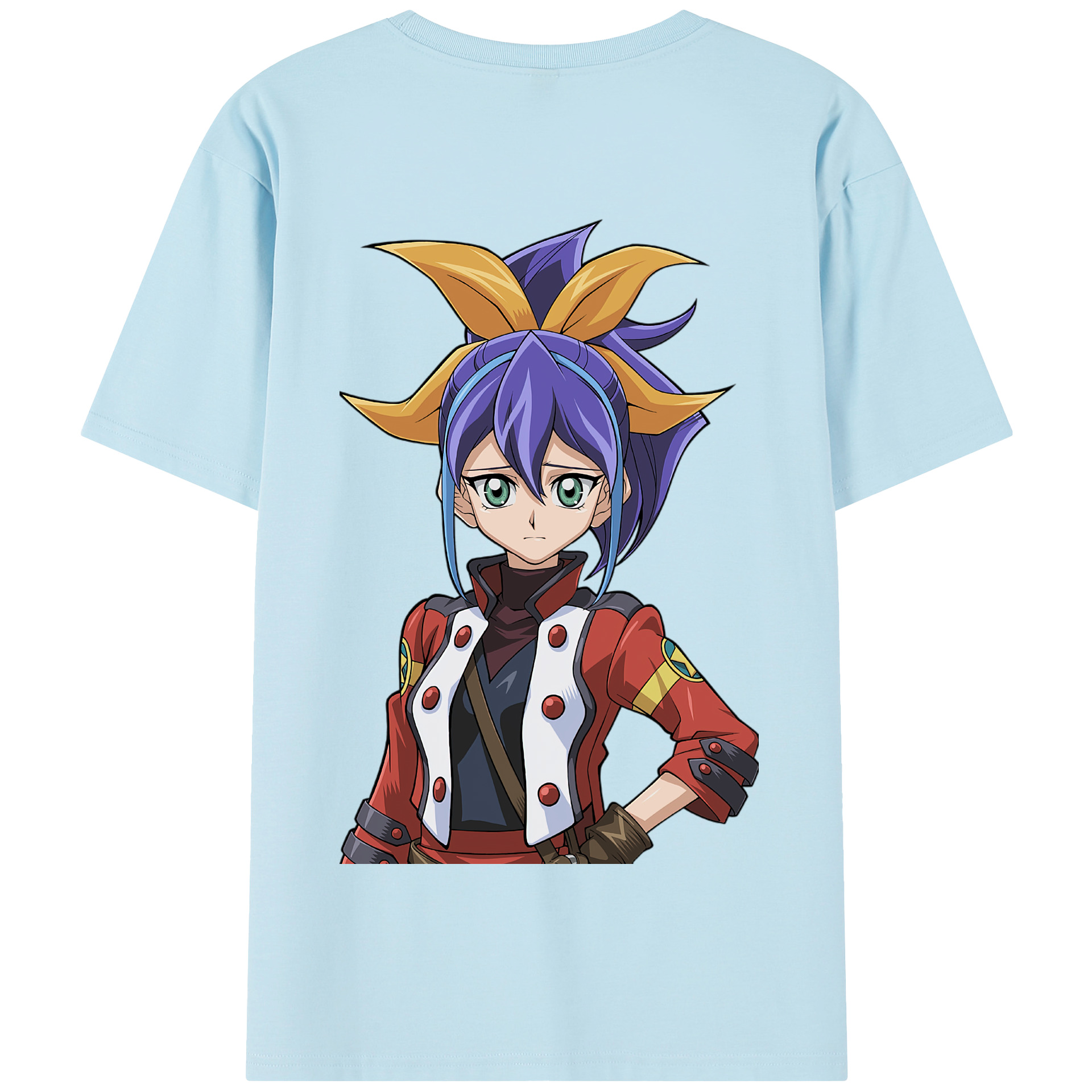 （画像用） 遊☆戯☆王 Yu-Gi-Oh! 綿100％半袖Tシャツ（背面プリント）